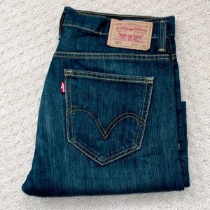 LEVIS MENS 521 JEANS SIZE 34 X 30